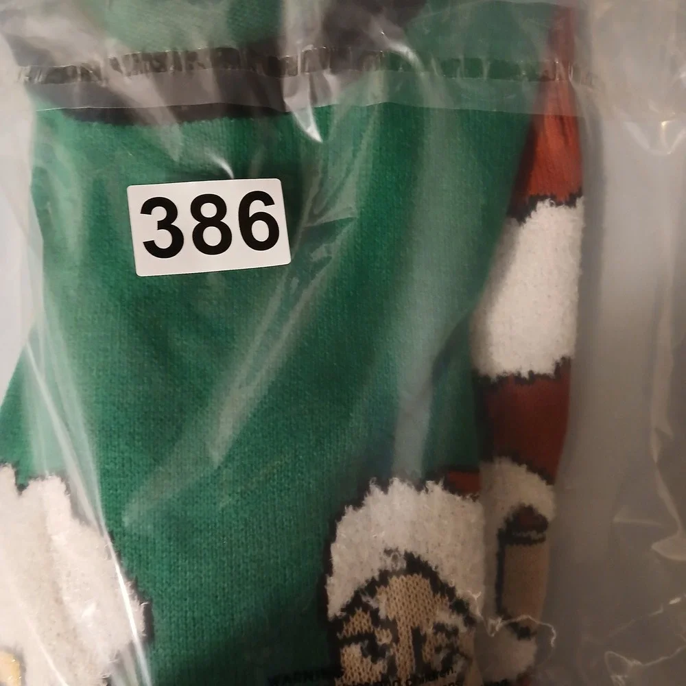 Ugly Christmas Sweater Mens Large Santa Beer Drink Christmas Holiday‎ Knit